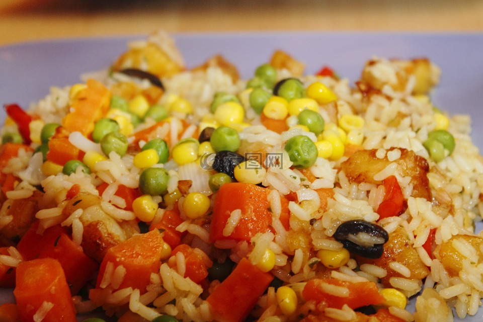 水稻,蔬菜,水稻钢包