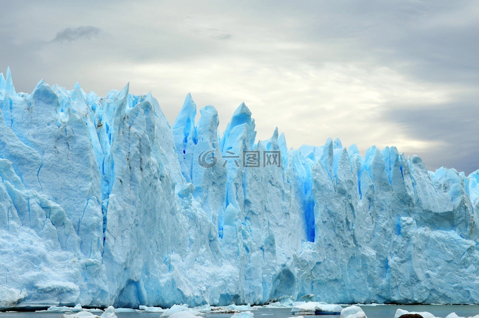 巴塔哥尼亚,冰川,蓝色