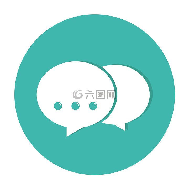 聊天,多个,图标