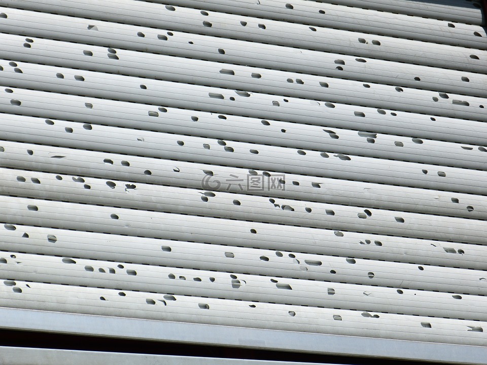 卷帘,凹痕,冰雹损坏