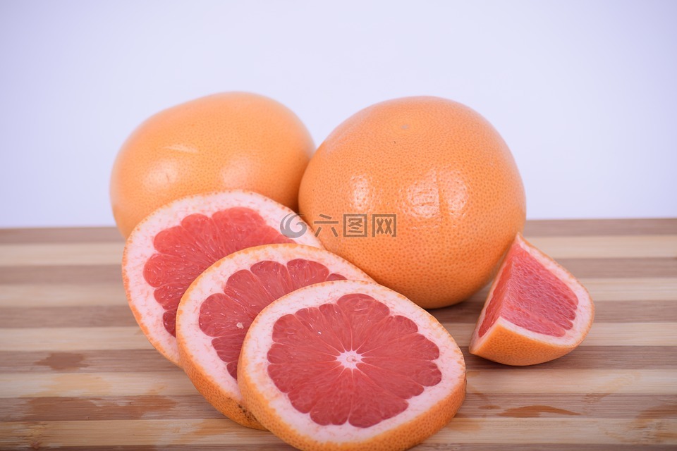 柚子,红葡萄柚,柑橘