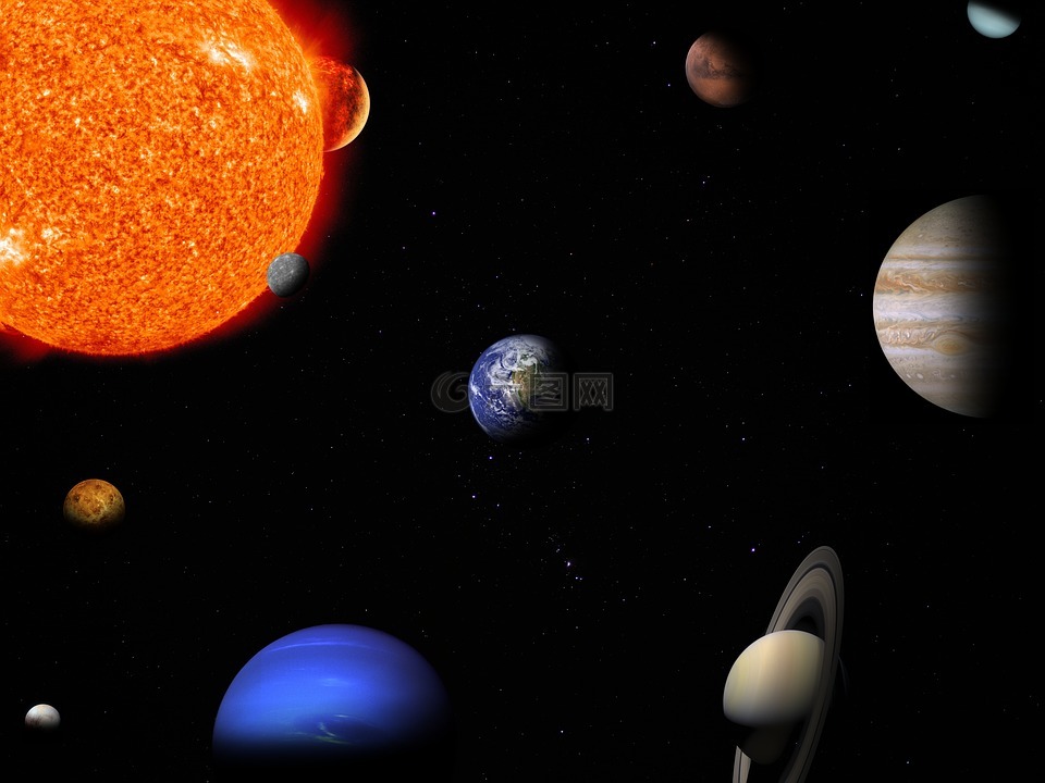 太阳系,地球,空间