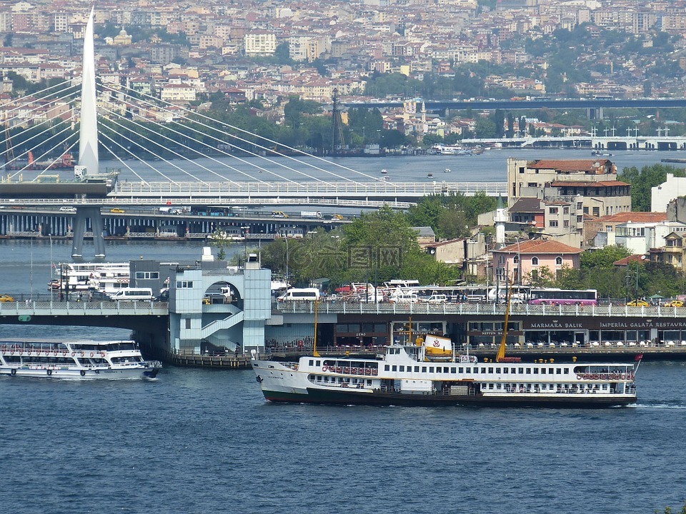伊斯坦堡,土耳其,博斯普鲁斯海峡