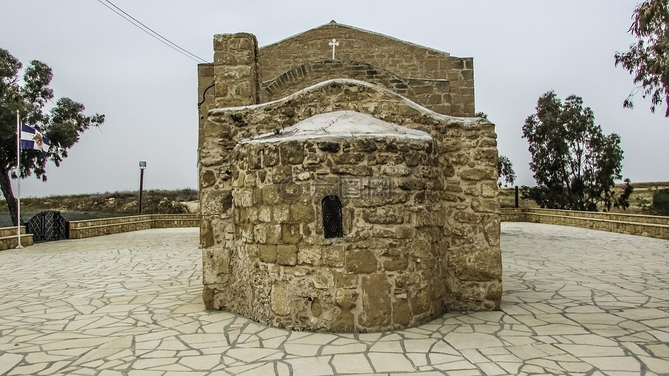 塞浦路斯,oroklini,教堂