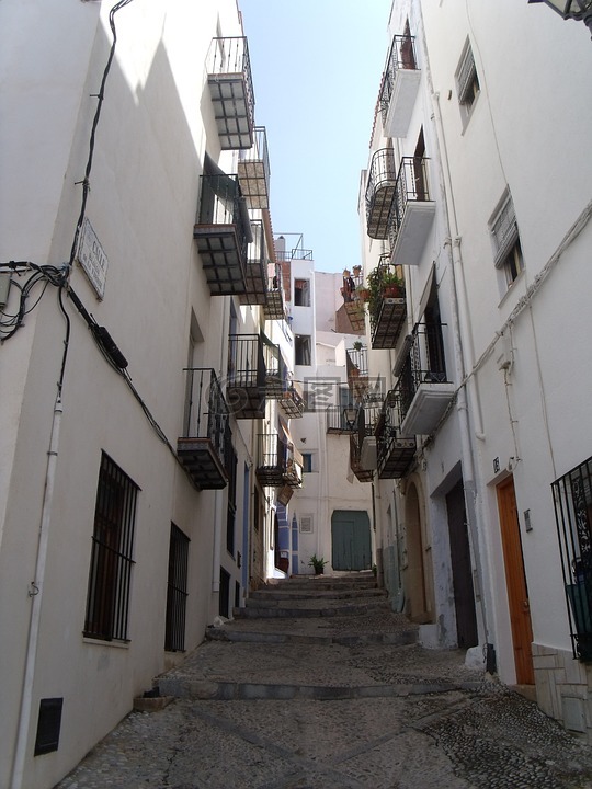 街道,角落,西班牙