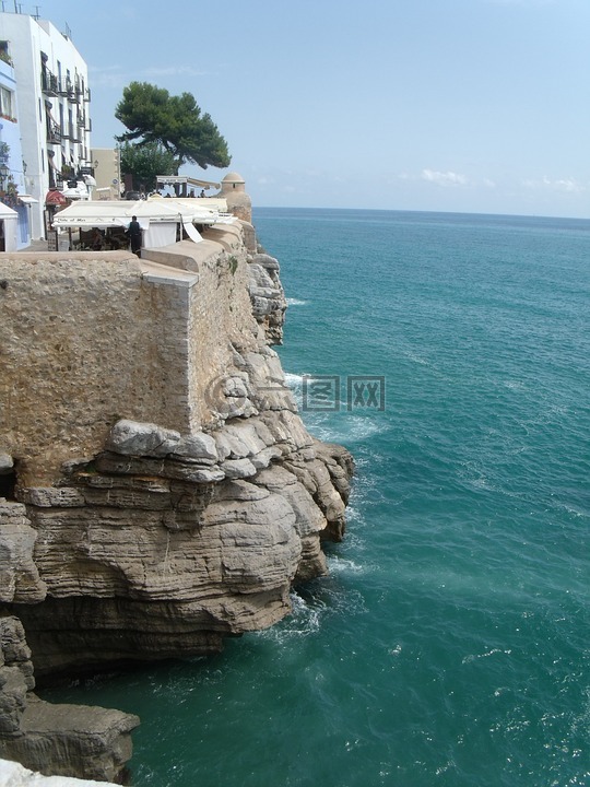 布拉瓦海岸,海,哥斯达黎加