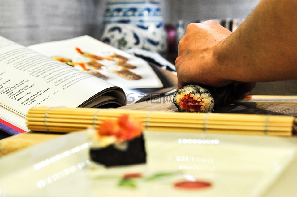 寿司,食品,日本