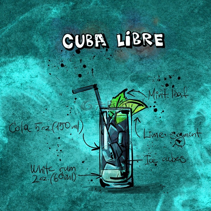 鸡尾酒,古巴自由,酒精
