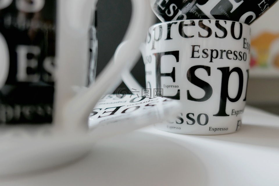 咖啡,espressotasse,茶歇