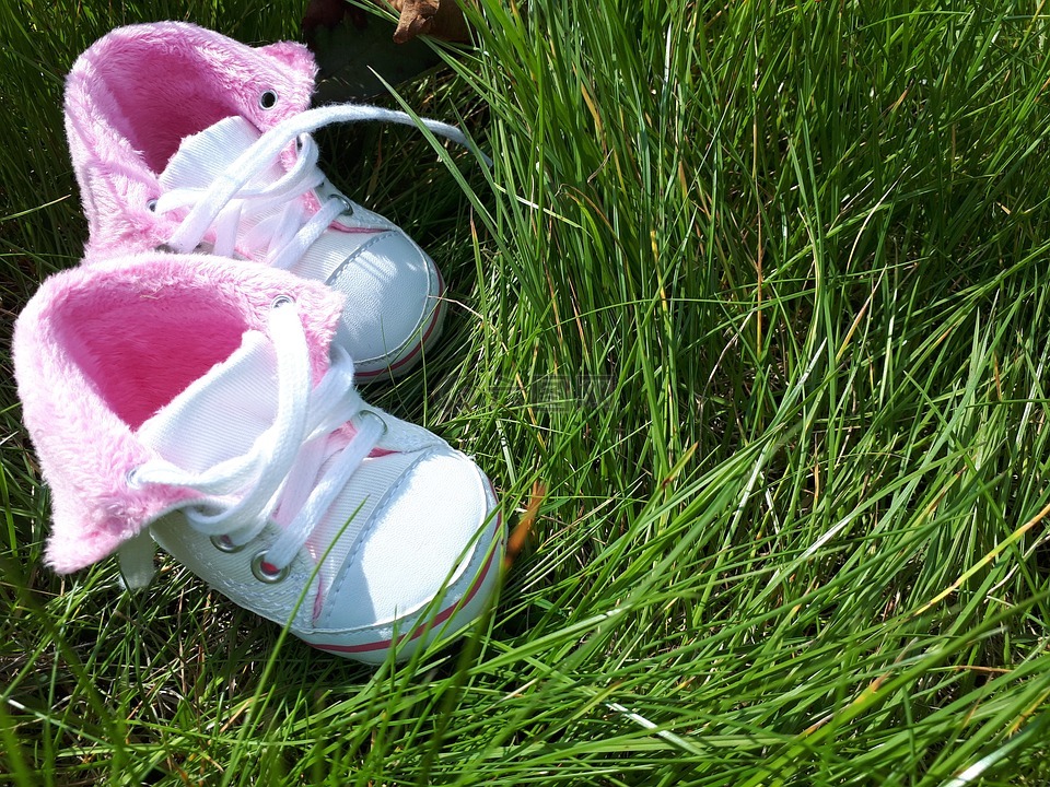 婴儿鞋,白,婴儿