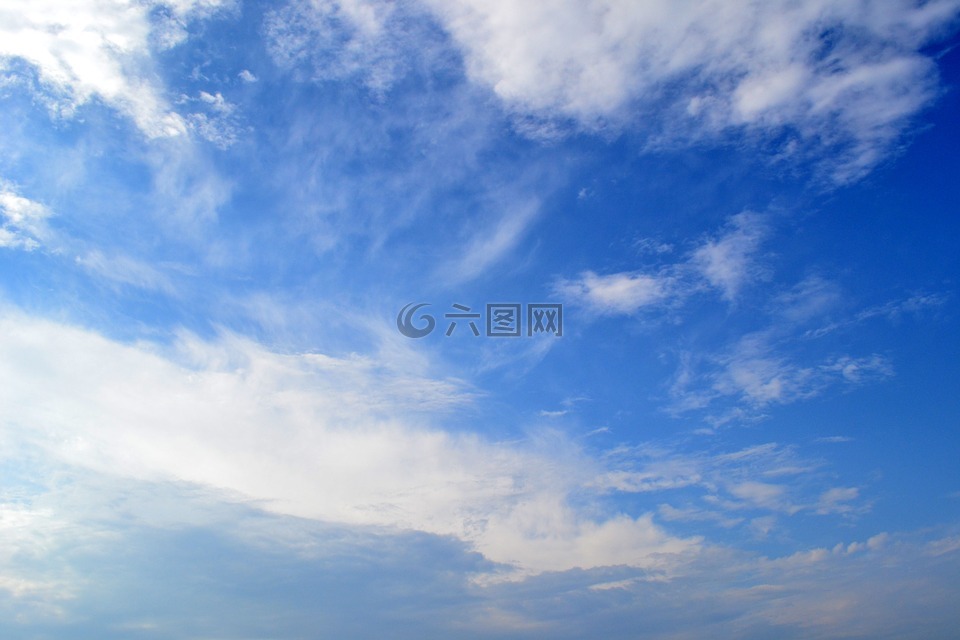 天空,云,背景