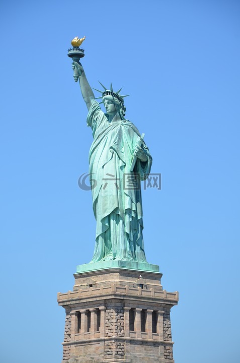 纽约,自由女神像,在中