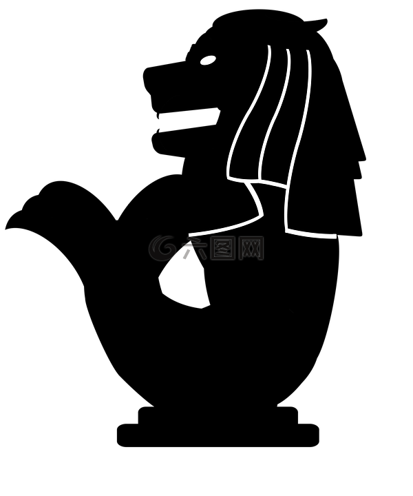 鱼尾狮,鱼尾狮新加坡,新加坡的图标