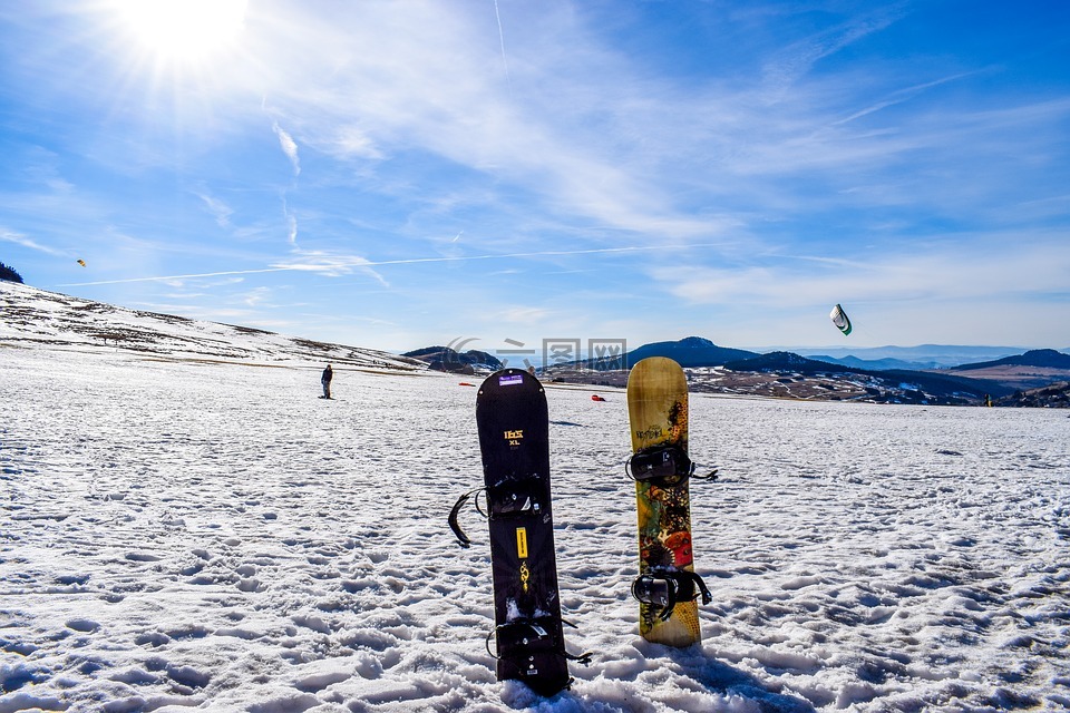 单板滑雪,滑雪,冬天