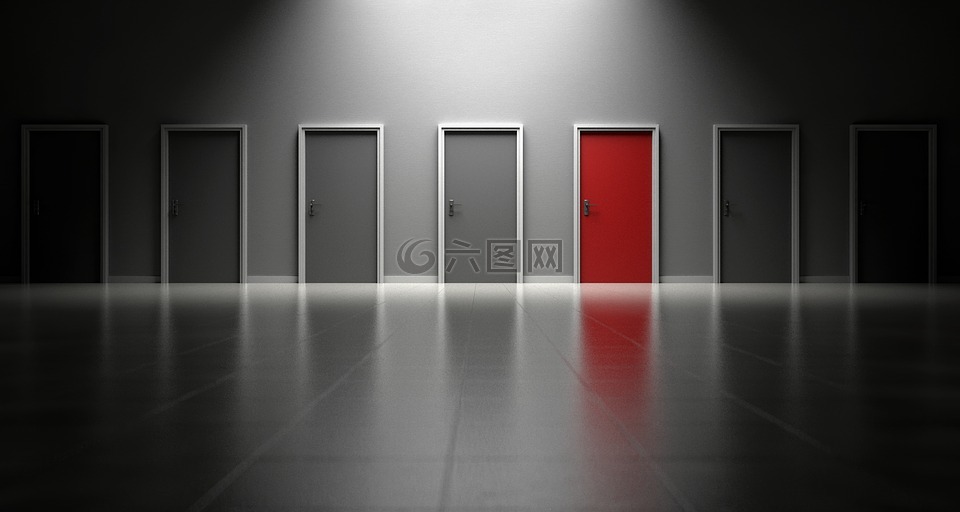 门,选择,决定