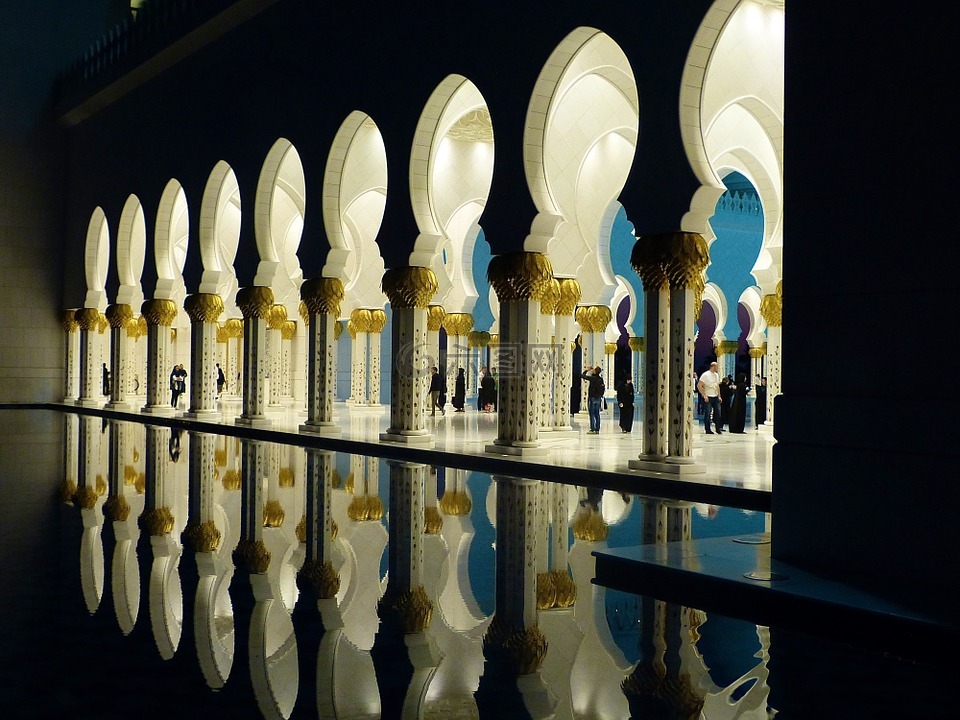 大清真寺,阿布扎比,阿联酋