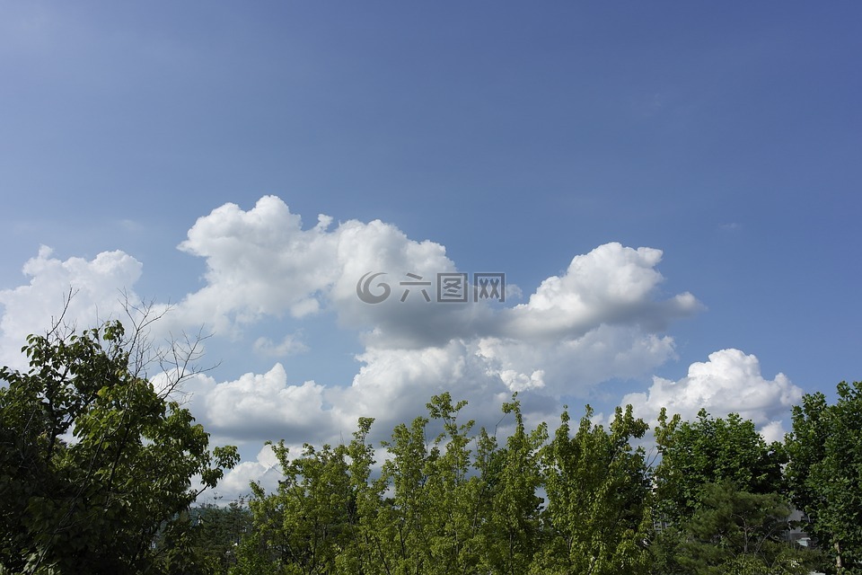天空照片,云,云的照片