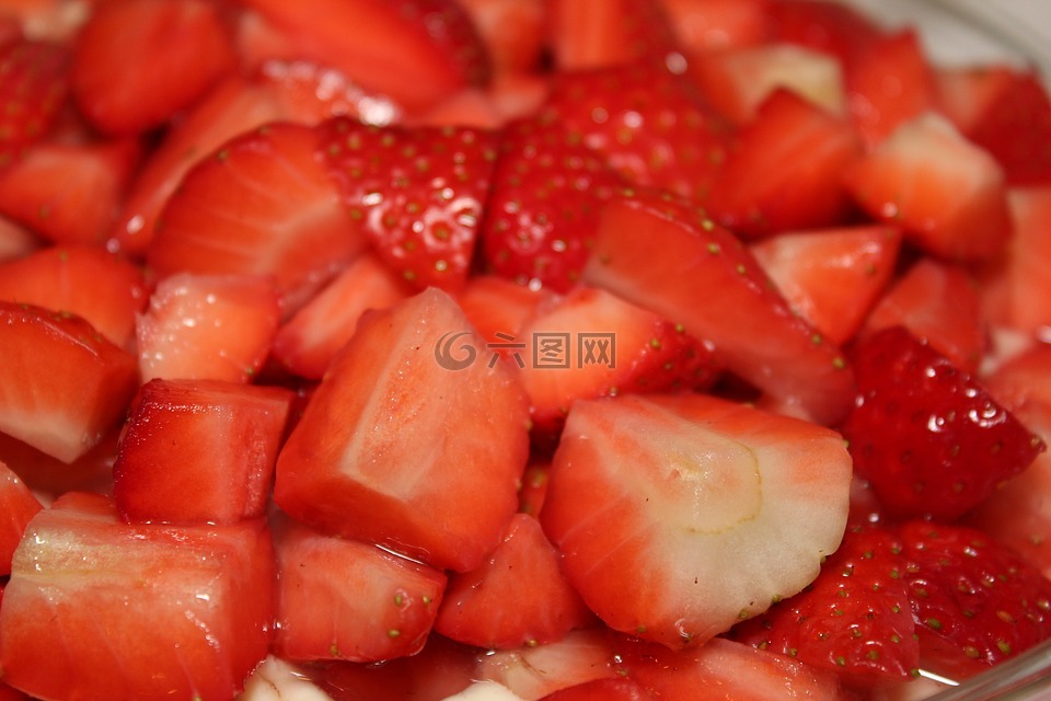 草莓,冷自助,自助餐