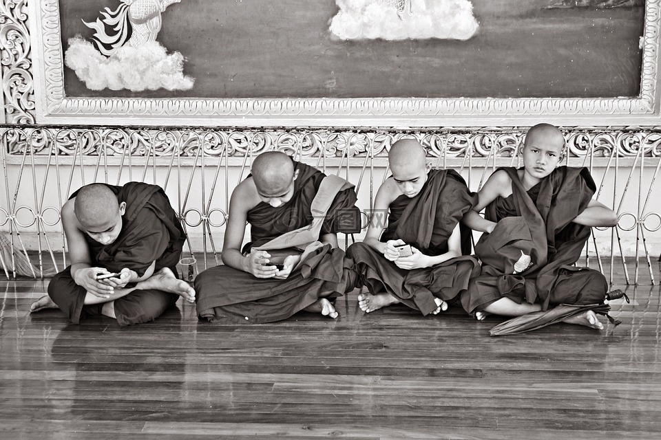 缅甸,僧侣,佛教