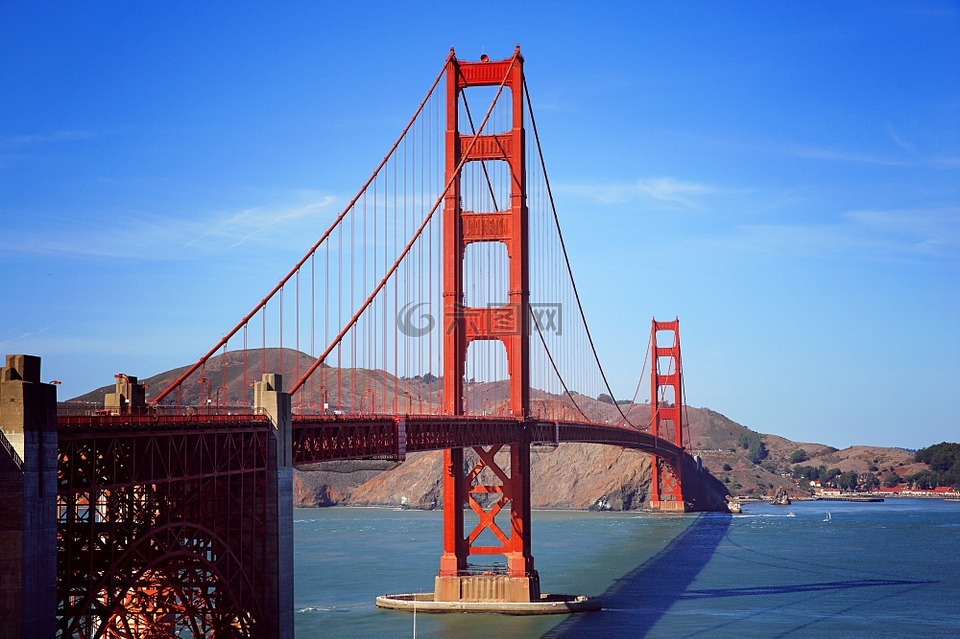 金门大桥,旧金山,结构