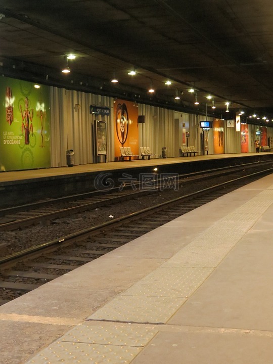 地铁站,巴黎,追踪