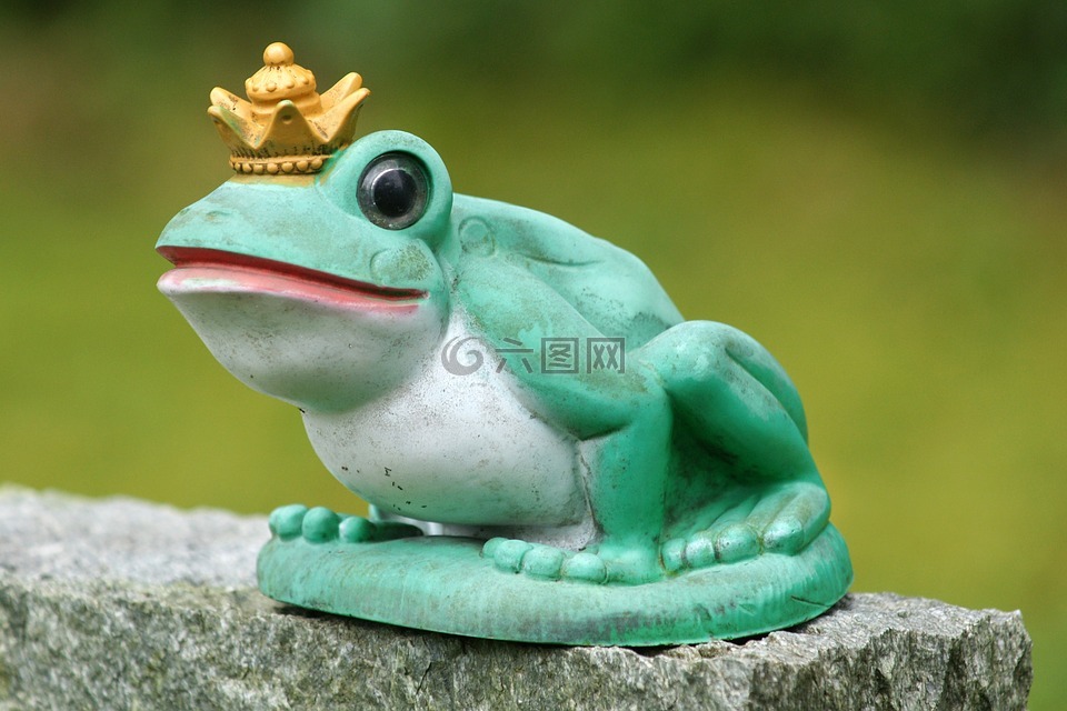 青蛙,青蛙王子,雕塑