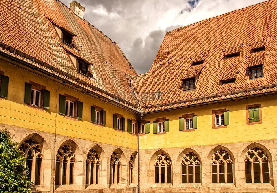 修道院,klosterhof,历史