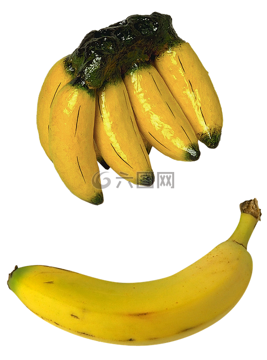 香蕉,水果,对待