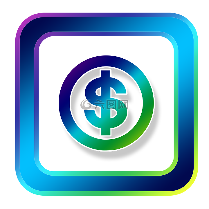 图标,dollar,钱