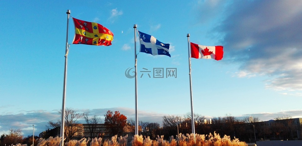 标志,加拿大,魁北克省