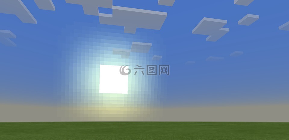 Minecraft 游戏 太阳高清图库素材免费下载 图片编号 六图网