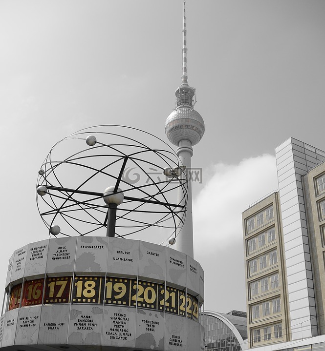 柏林,世界时钟,德国