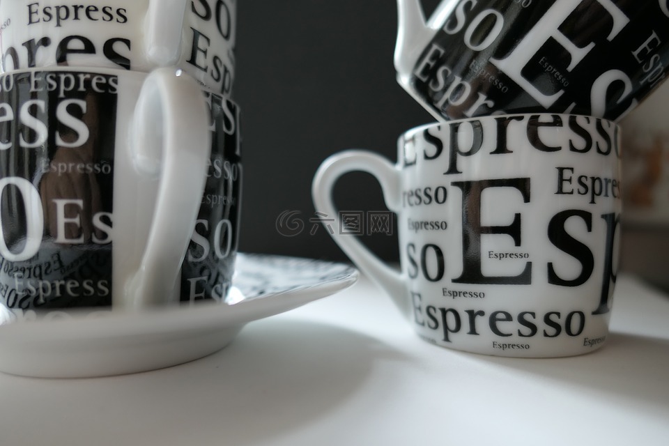 咖啡,espressotasse,茶歇