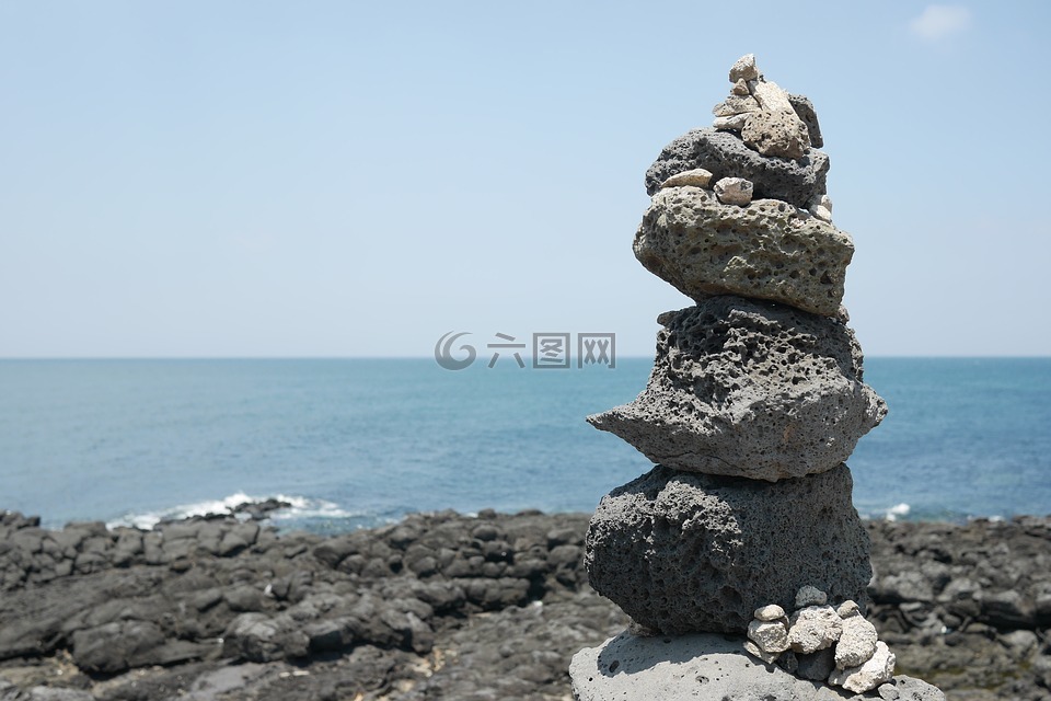 济州岛,景观,海