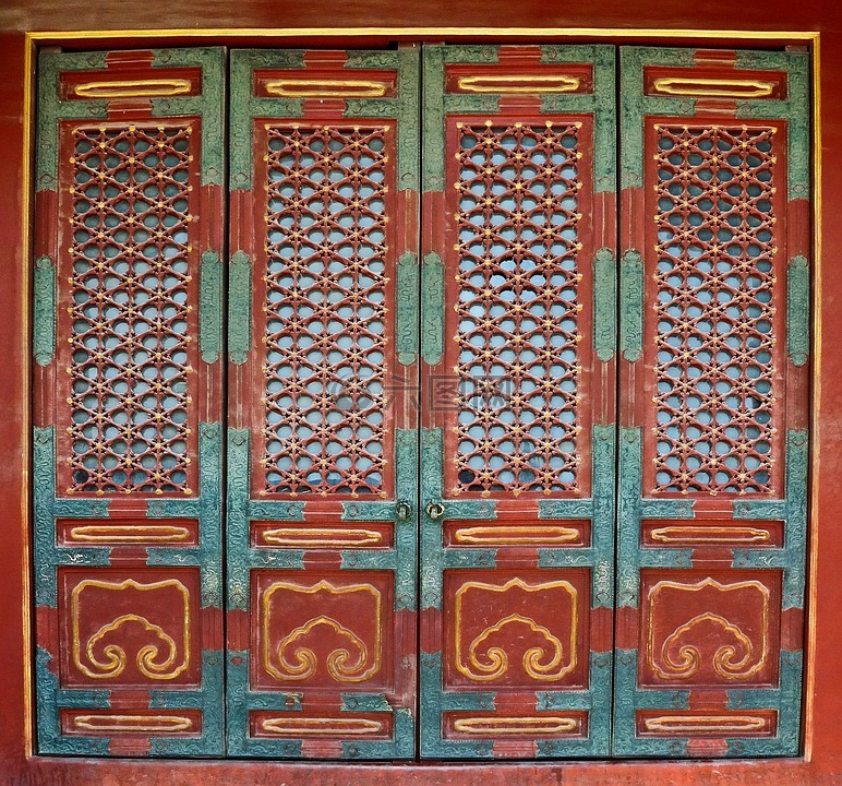 北京,紫禁城,门