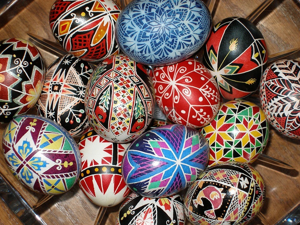 pysanky,复活节彩蛋,传统的