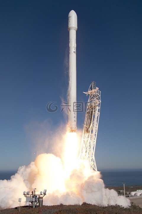 升空,火箭发射,spacex公司