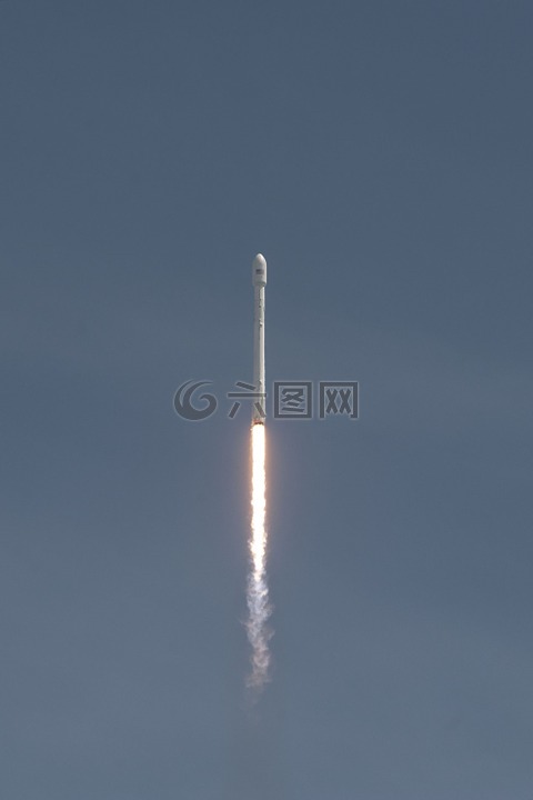 火箭发射,spacex公司,升空