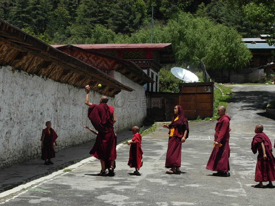 不丹,僧侣,佛教