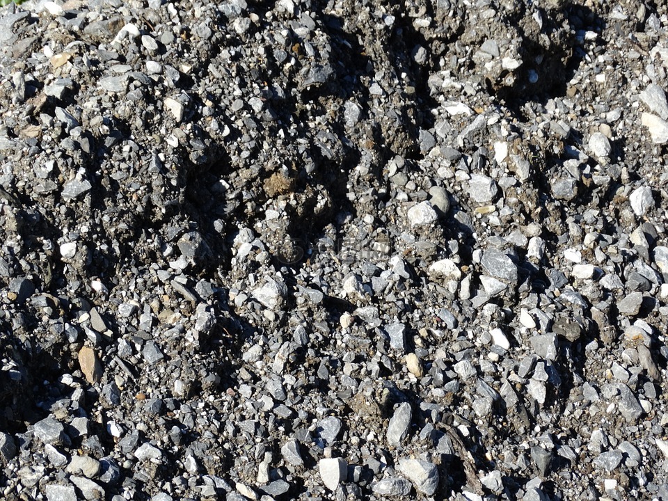 卵石,粗砾,施工材料