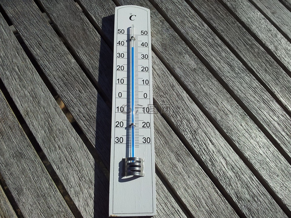 温度计,热,40