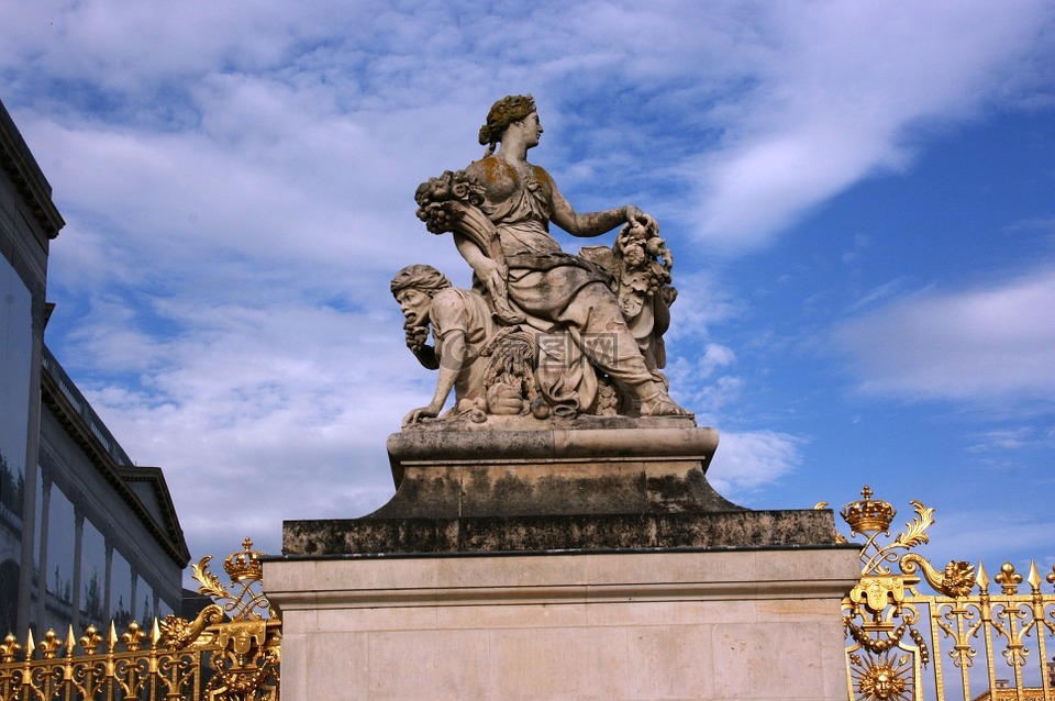 凡尔赛宫,雕塑,法国