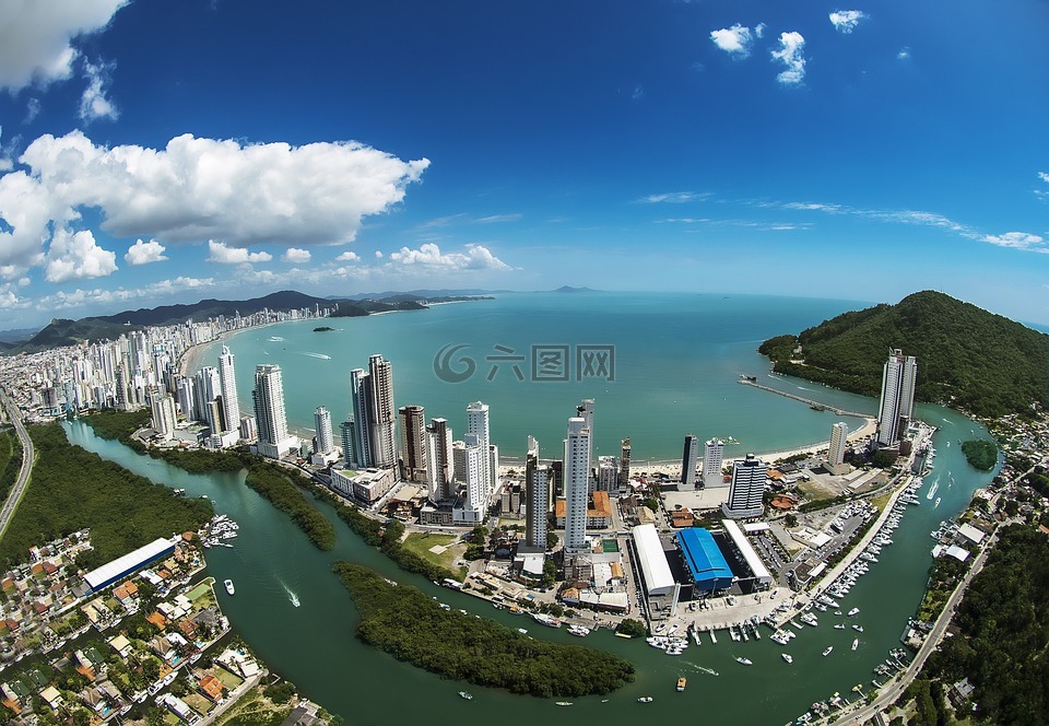 城市,之旅,全景