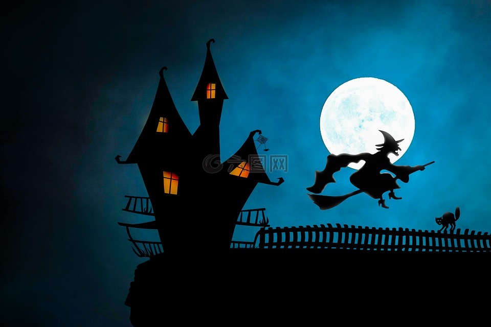 万圣节,helloween,女巫的房子