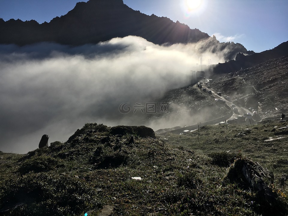 四川,垭口,四姑娘山