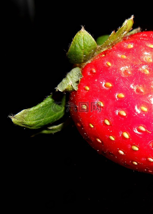 草莓,特写,水果