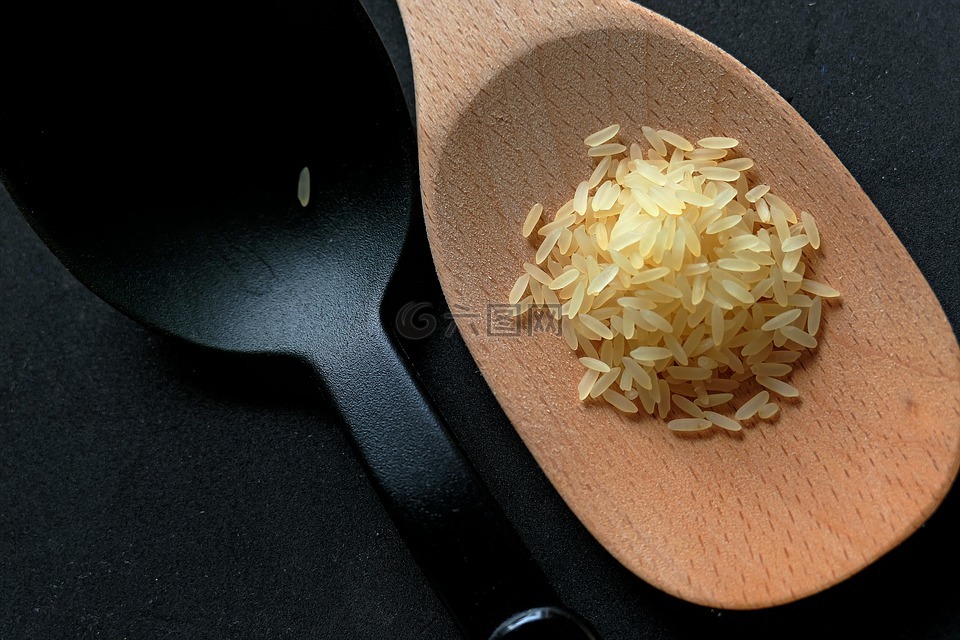 水稻,勺子,勺子米