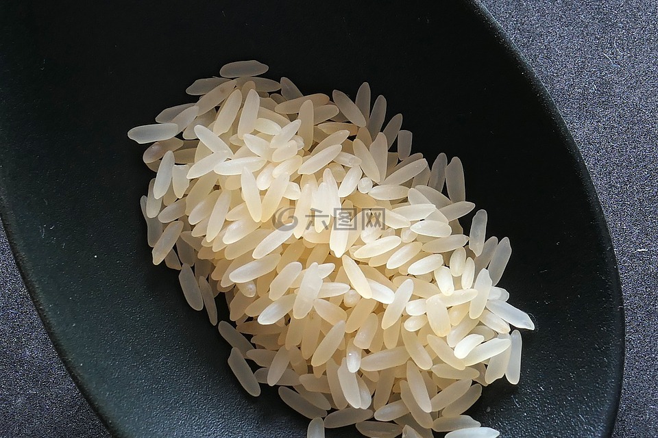 水稻,勺子,勺子米