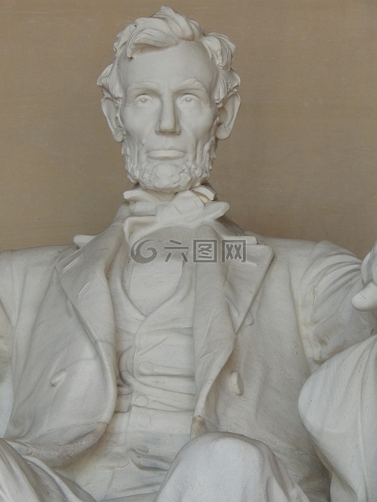 林肯,雕像,华盛顿
