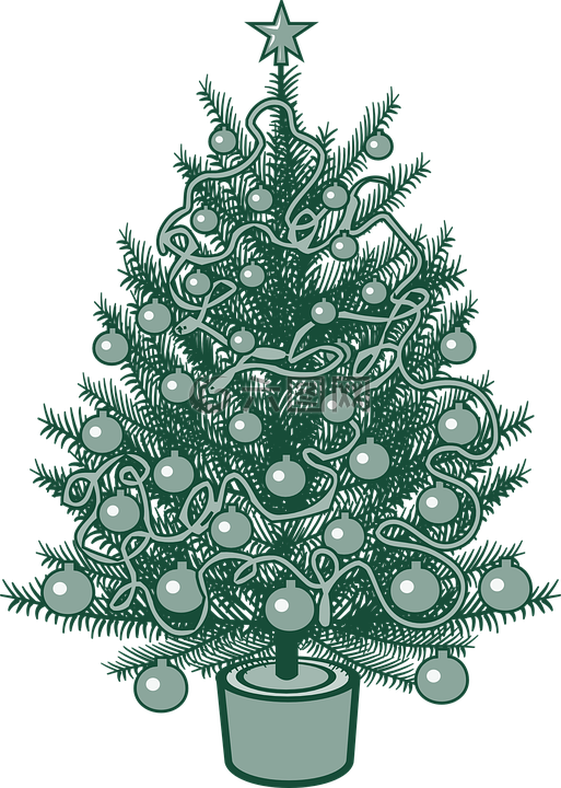 圣诞树,采油,圣诞节